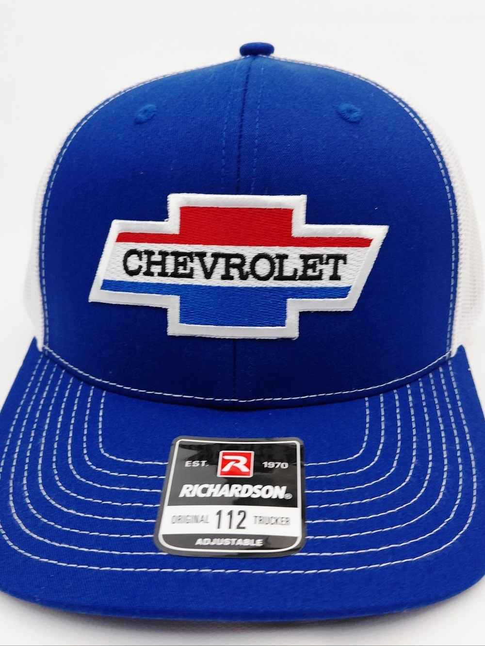 Chevrolet Chevy Richardson 112 Mesh Snapback Cap Hat Embroidered Patch